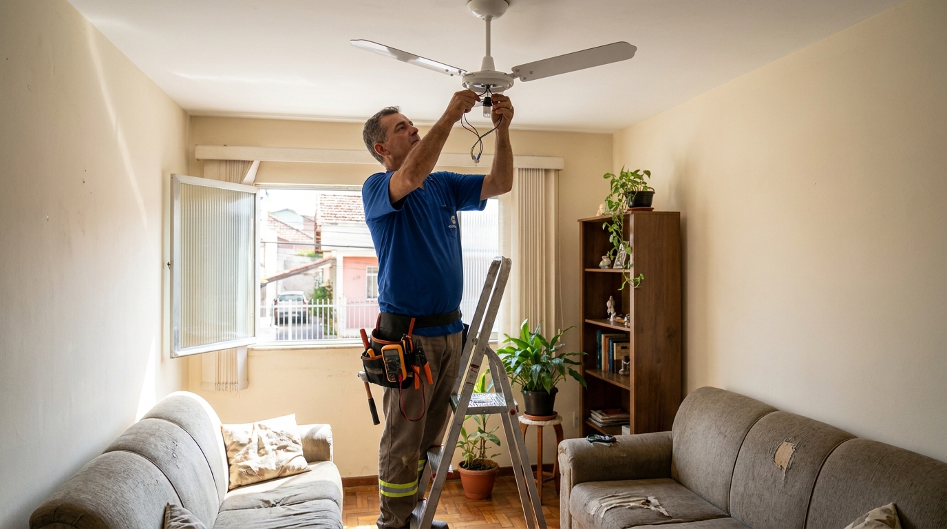 Montagem de Ventilador em Ipatinga‑MG