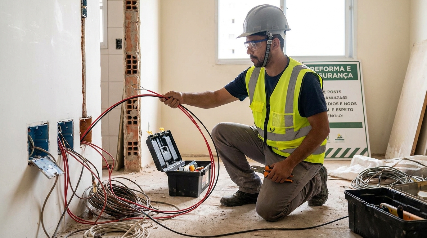 Substituição de Fios Antigos em Ipatinga‑MG